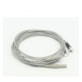 Pure Silver Electrode EEG Cable Medical Accessories With DIN1.5 Socket Cup