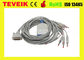 Schiller ECG cable with integrated 10 leadwires banana 4.0 AHA EKG cable