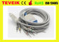 FUKUDA Denshi 10Leads Wire DB15pin ECG/EKG Cable For Cardimax FX-2111 FX-3010