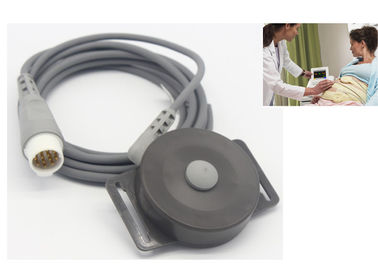 GE TOCO Fetal Transducer Baby Heartbeat Monitor Doppler Probe Round 12 Pin Connector