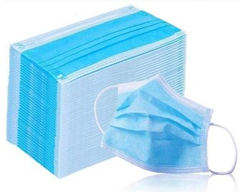 Factory Price Medical Disposable Face Mask, 3ply, ear loop, Blue, oridinary