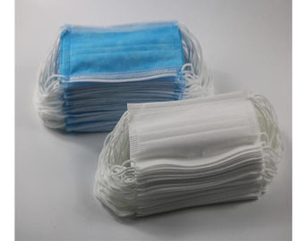 Breathable Safety Disposable Face Mask 3 Layer Filter With Elastic Earloop