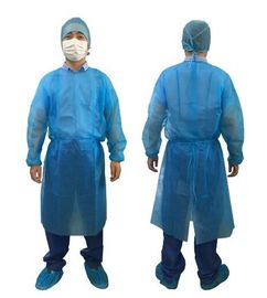 PP/ SMS disposable isolation gown visitor gown disposable proteCtive gown