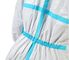 Surgical Disposable Protective Gown Non Woven Fabric PE Breathable Film soft