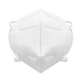 Facial Masks KN95 Disposable Face Mask Non Valve 5 Layer White Color GB2626-2006 Approved