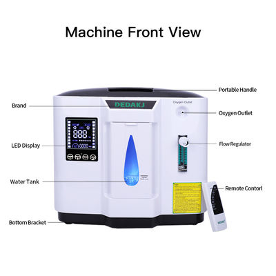 Teveik Oxygen Machine 6l Infrared 120VA Portable Oxygen Concentrator,Oxygen Respirator Machine