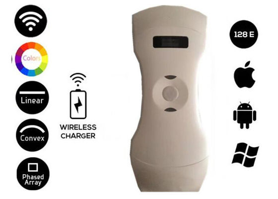 802.11n 5.0MHz Wireless Double Head Ultrasound Probe