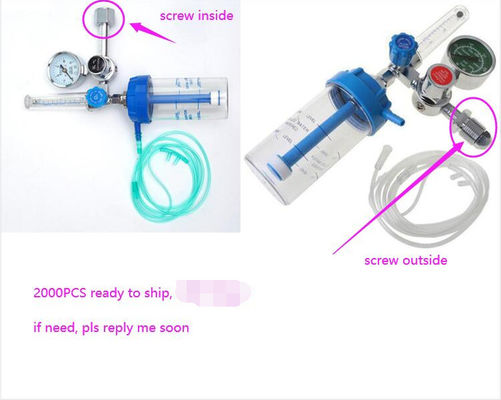 Teveik Portable Oxygen Regulator With Humidifier High Quality Cheap Price Oxygen flow meter