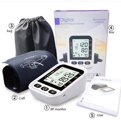 CE ISO13485 Digital Blood Pressure Machine 35cm Wrist Circle BP Cuff Monitor