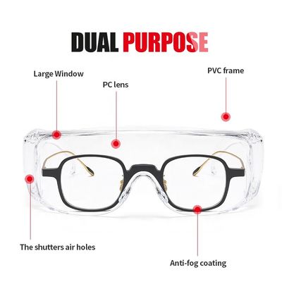 Multi-function High Quality Fashion Protective Glasses Anti-fog Safety Goggle For Aboard