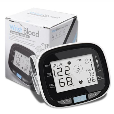 ISO13485 21.5cm Wrist Blood Pressure Monitor Oscillographic With Pulse Oximeter