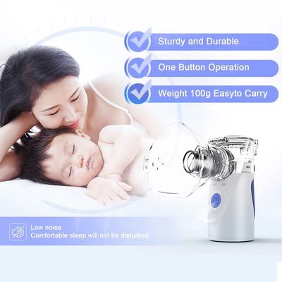 10ml 0.05ml/ min Portable Inhaler Mesh Nebulizer AAA Battery For Rhinitis Asthma