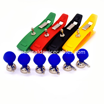 Adult ECG EKG Suction Ball Electrode ECG Monitor Electrodes Banana 4.0 Din 3.0