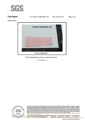 CE certificated ISO M2208A Disposable CTG Belt With Buttonhole / Fetal Monitor Belt with 60mm Width