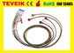 HP Medical Patient Monitor ECG Cable M1644A EKG cable 5 leads Snap AHA