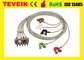 Reusable ECG Cable 5 Lead Wires compatible with GE Marquette Pro 1000