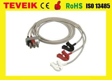  Medical Patient Monitor ECG cable M1603A EKG cable 3 leads Clip AHA