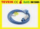 Factory Price Biolight Patient Monitor SPO2 Extension Cable Round 12 pin to DB 9 PIN TPU