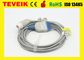 Factory Supplier Medical Mindray Round 12pin 5 leads TPU ECG Cable Compatible With Beneview T5,T6,T8